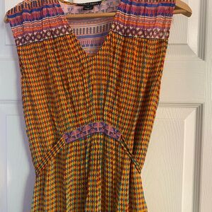 Anthropologie Tanvi Tedia Geometric maxi Dress